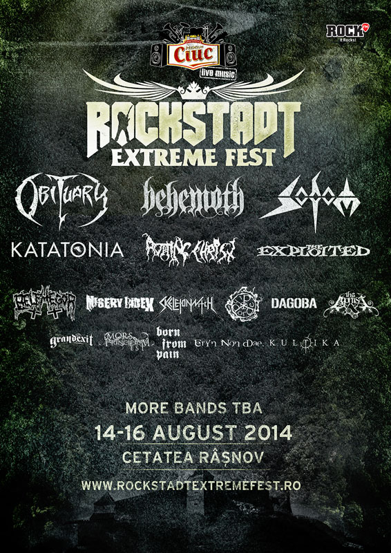 Noi confirmări la Rockstadt Extreme Fest